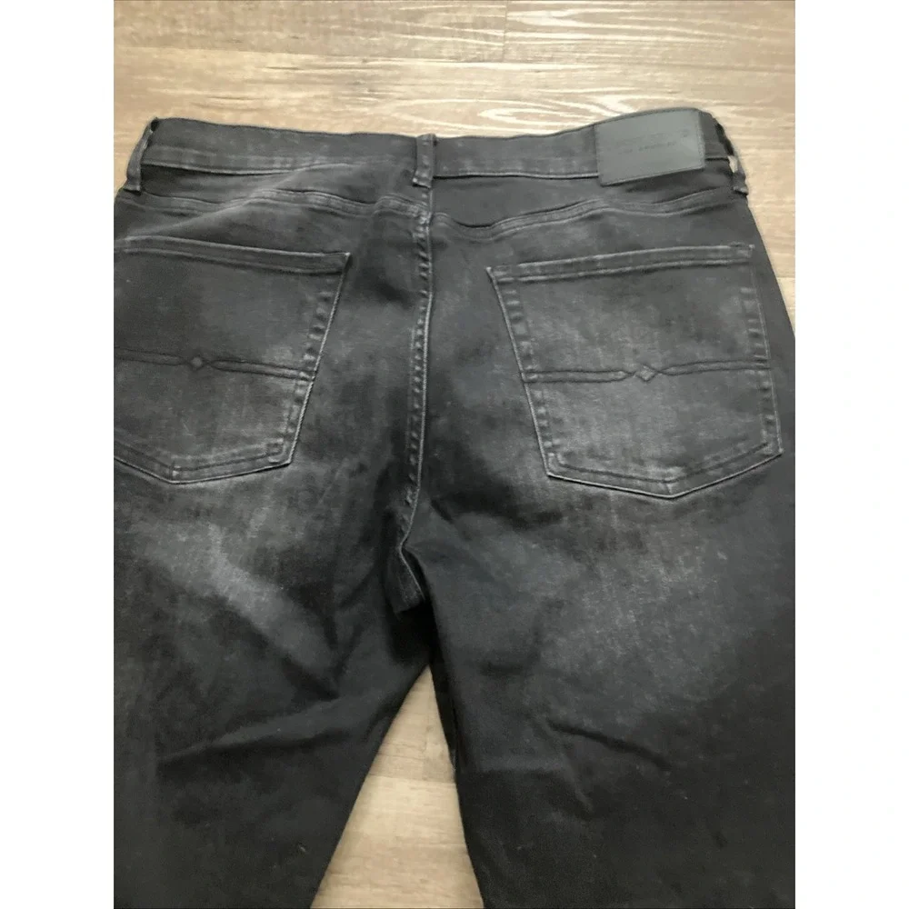 Lucky Brand Mens 221 Straight Leg Jeans Denim Black Jeans Size 34x32
